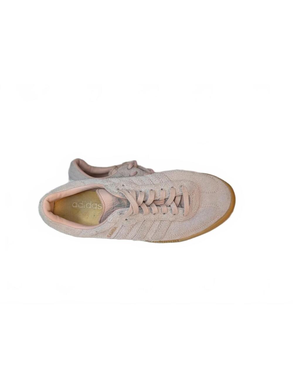 Adidas‎ Sambae Women's Platform Sneakers Ash Pearl Pink Gum Sole Size US 8 - Picture 3 of 7